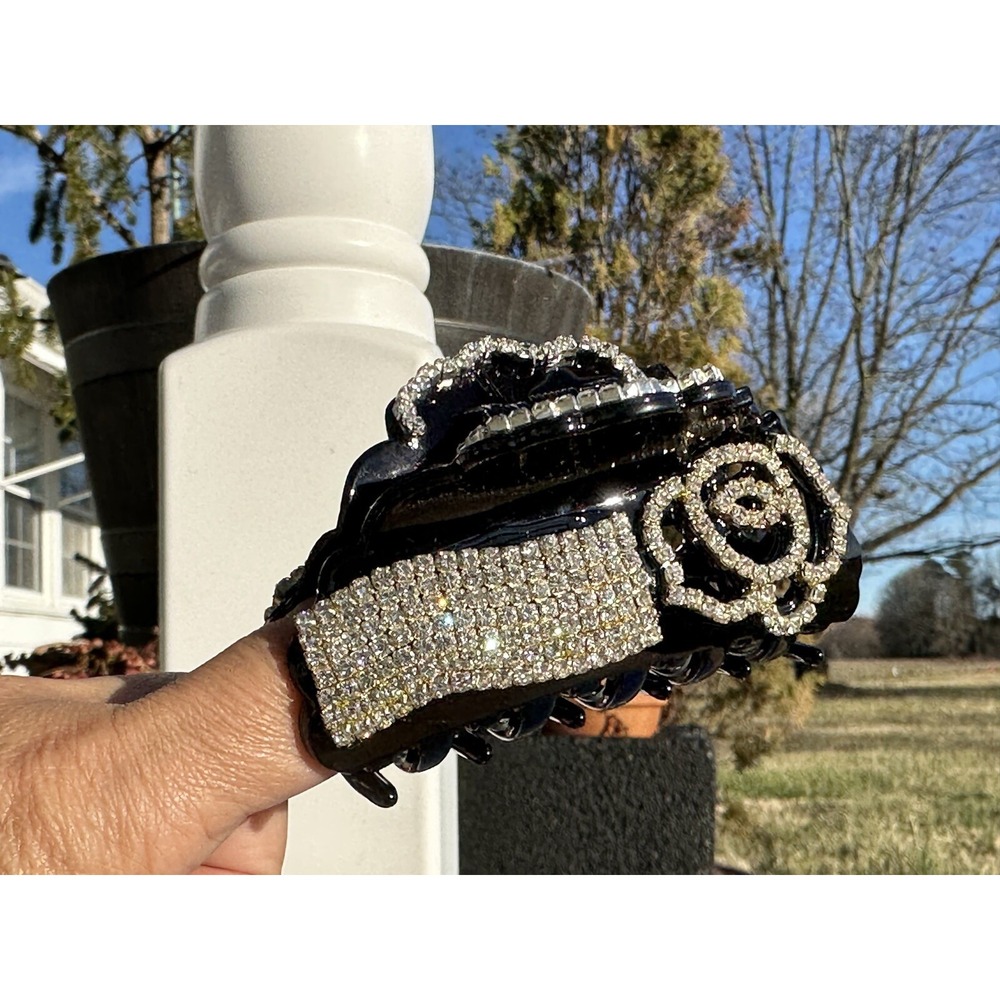Brand New Gorgeous Hair Clip‎ with Shiny Crystals Rhinestone Jewelry Accessories